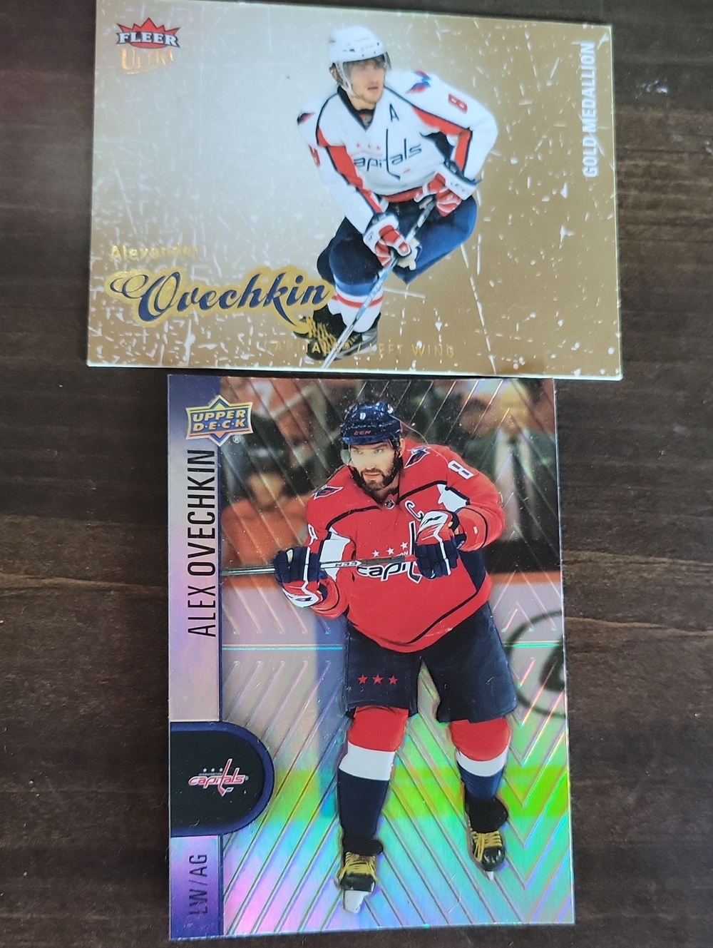 Upper Deck Alex Ovechkin Washington Capitals Hockey Cards - Red